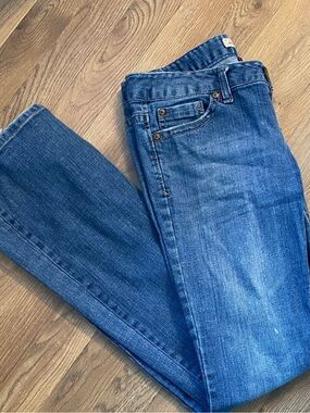 Aeropostale Light Blue Denim Jeans with Pink Label